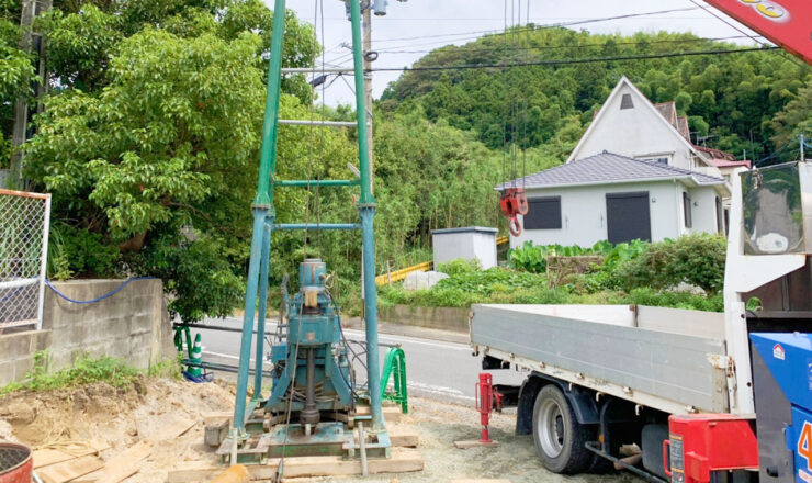 集合住宅基礎工事（新設井戸工事）