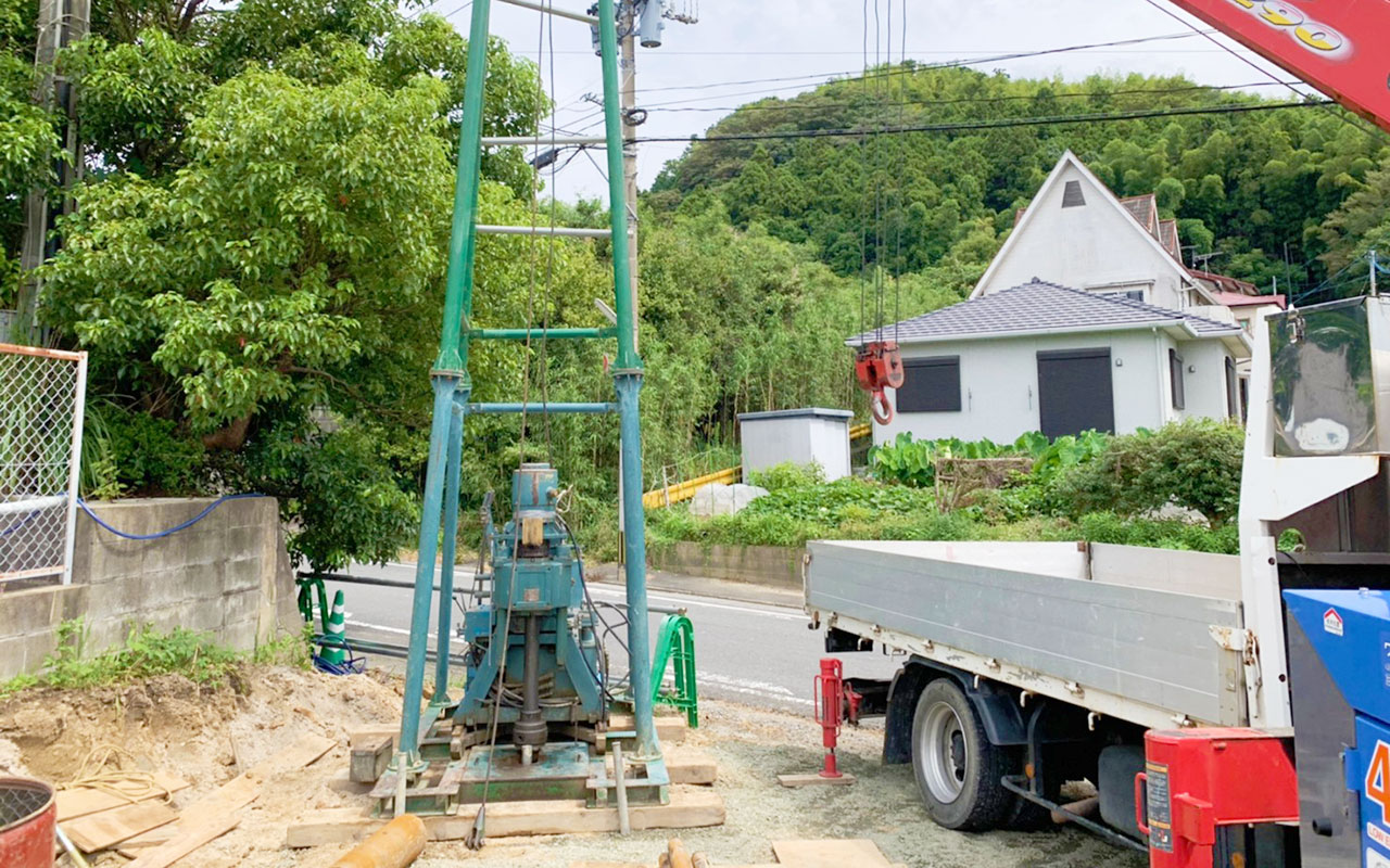 集合住宅基礎工事（新設井戸工事）