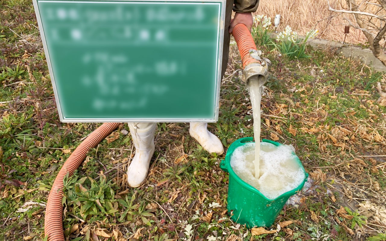 エアハンマー掘削・新築井戸工事（福津市神湊）令和4年