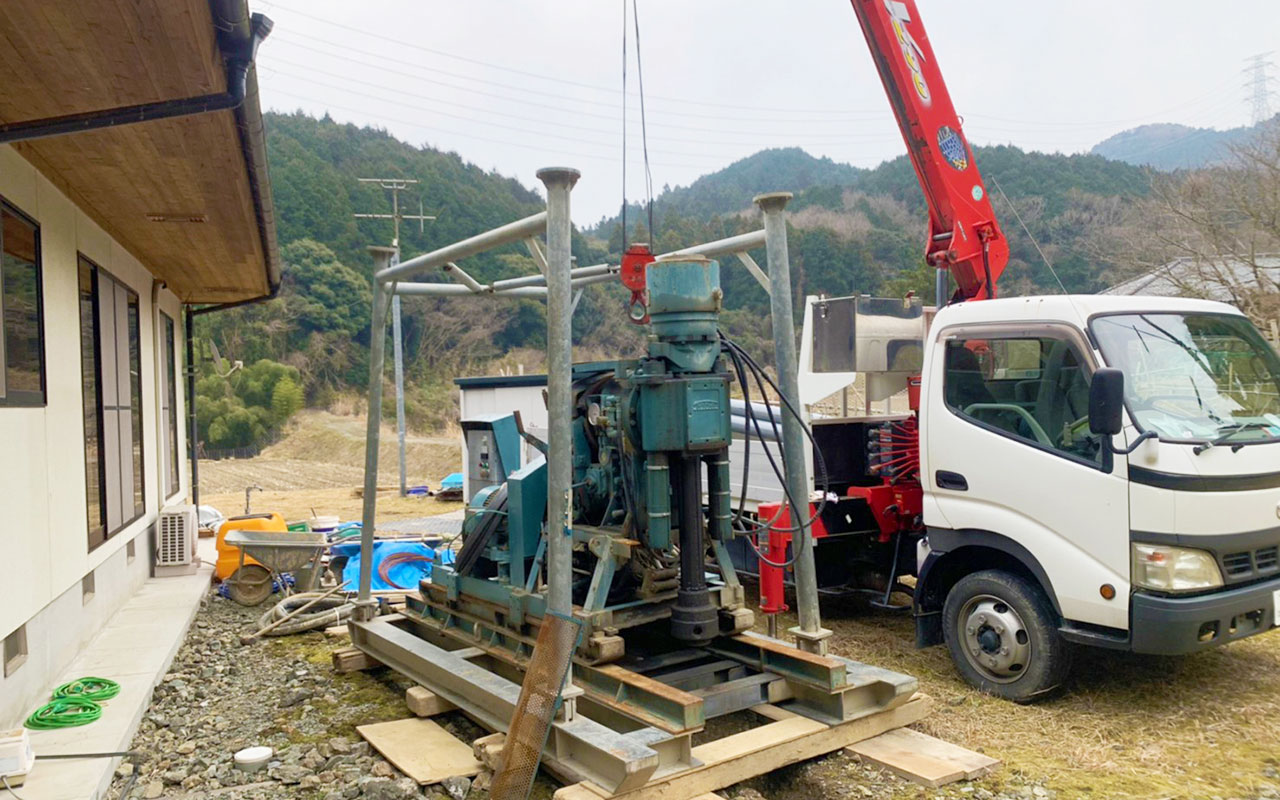 ロータリー工法（井戸ボーリング）