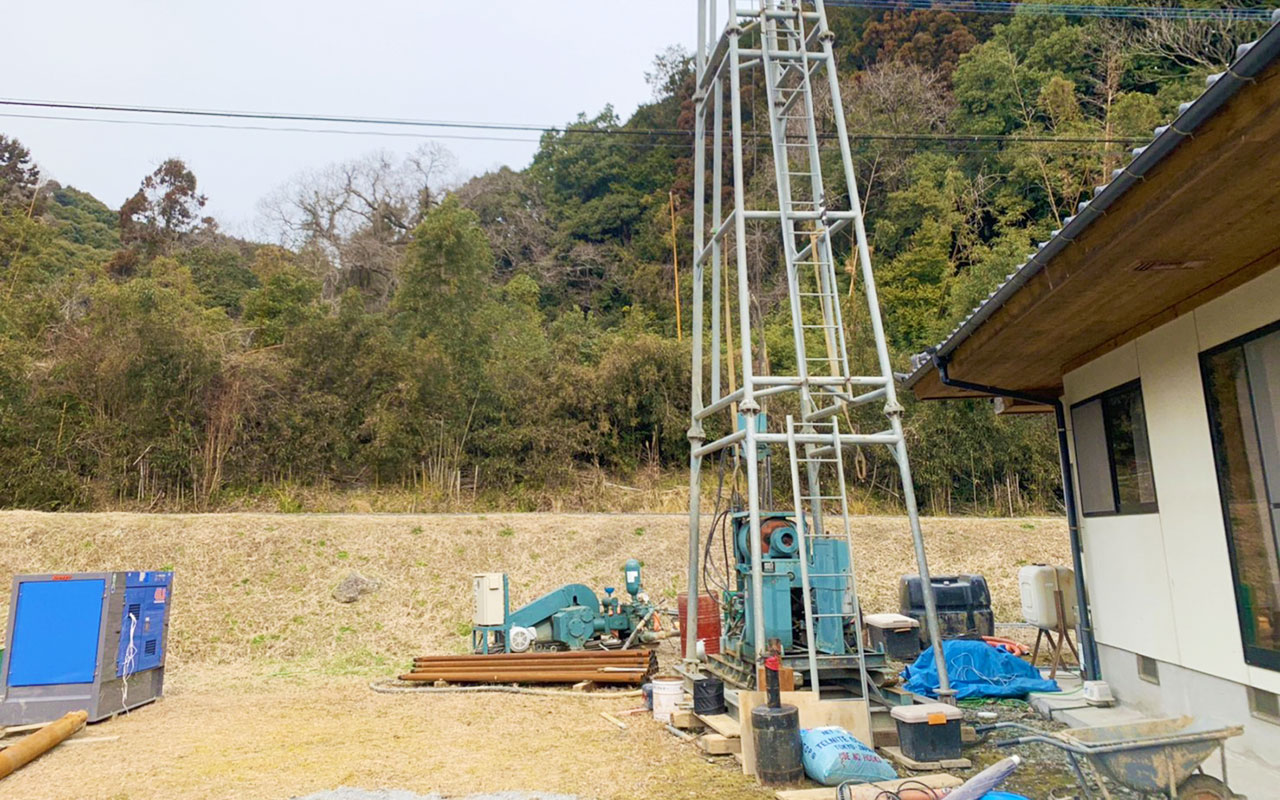 ロータリー工法（井戸ボーリング）