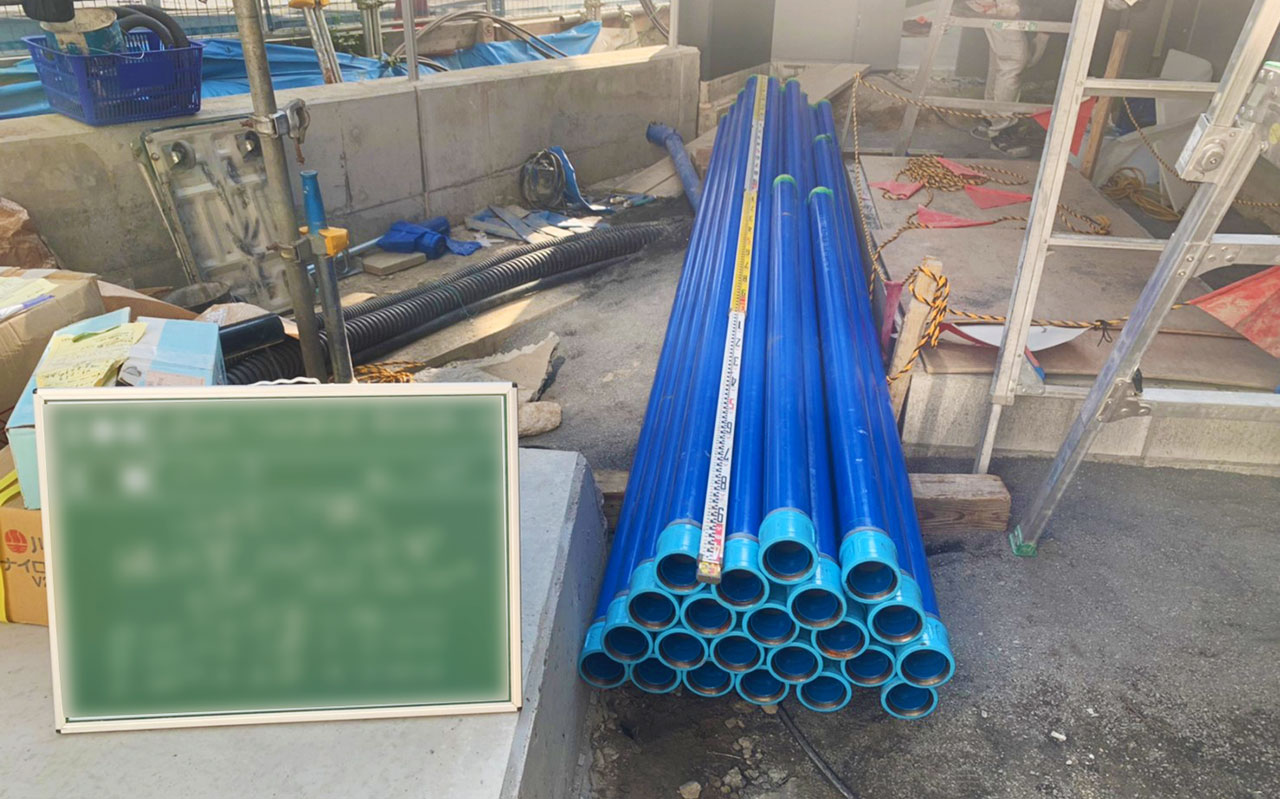 水中ポンプ挿入