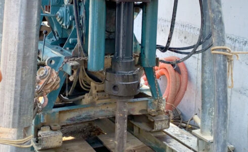 新築戸建の飲料用として井戸工事（ロータリー工法）