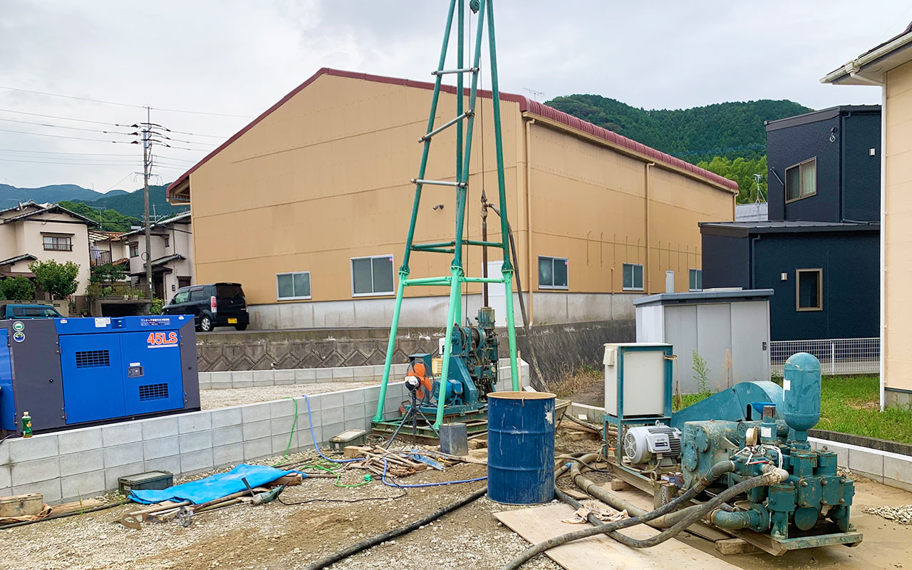 新築で飲み水を井戸水に（新設井戸工事）