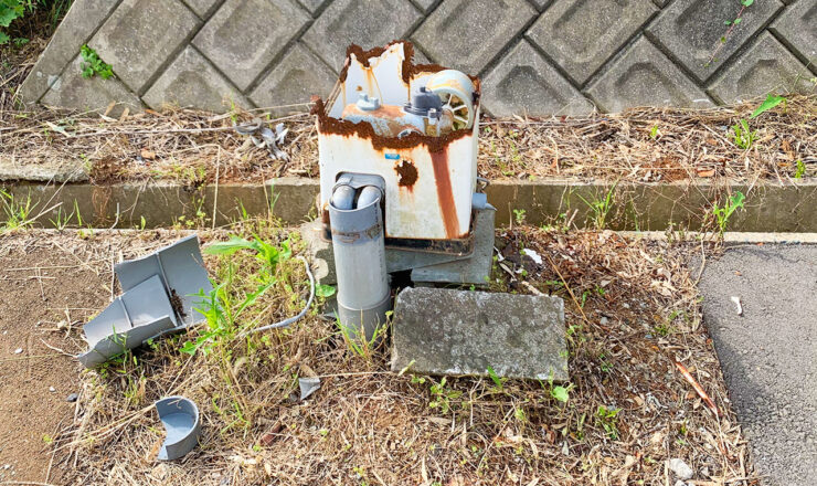 井戸ポンプ（ジェットポンプ）の寿命、井戸ポンプ交換工事（福岡県福津市）