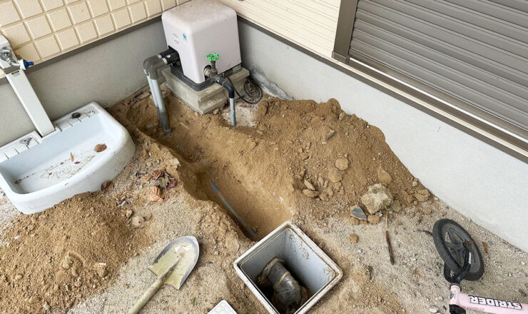 井戸水が出なくなる原因、井戸ポンプのジェットの交換工事（大野城市）