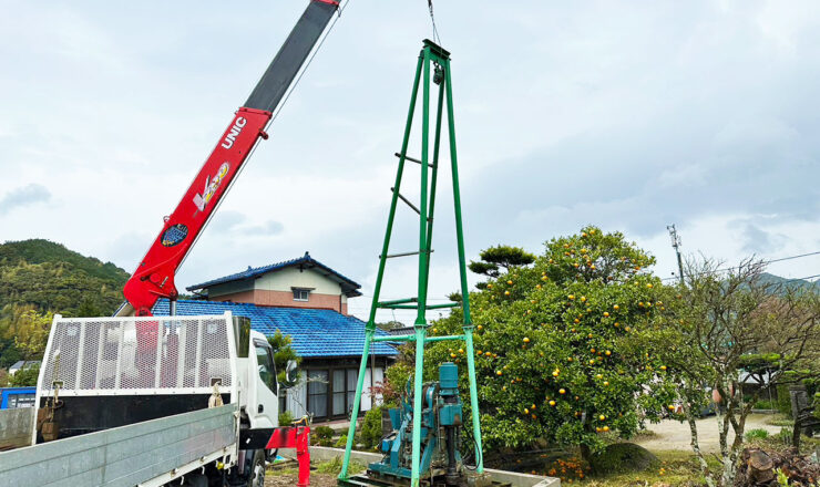 家庭用井戸工事とポンプ取り付け完了（福岡市早良区）