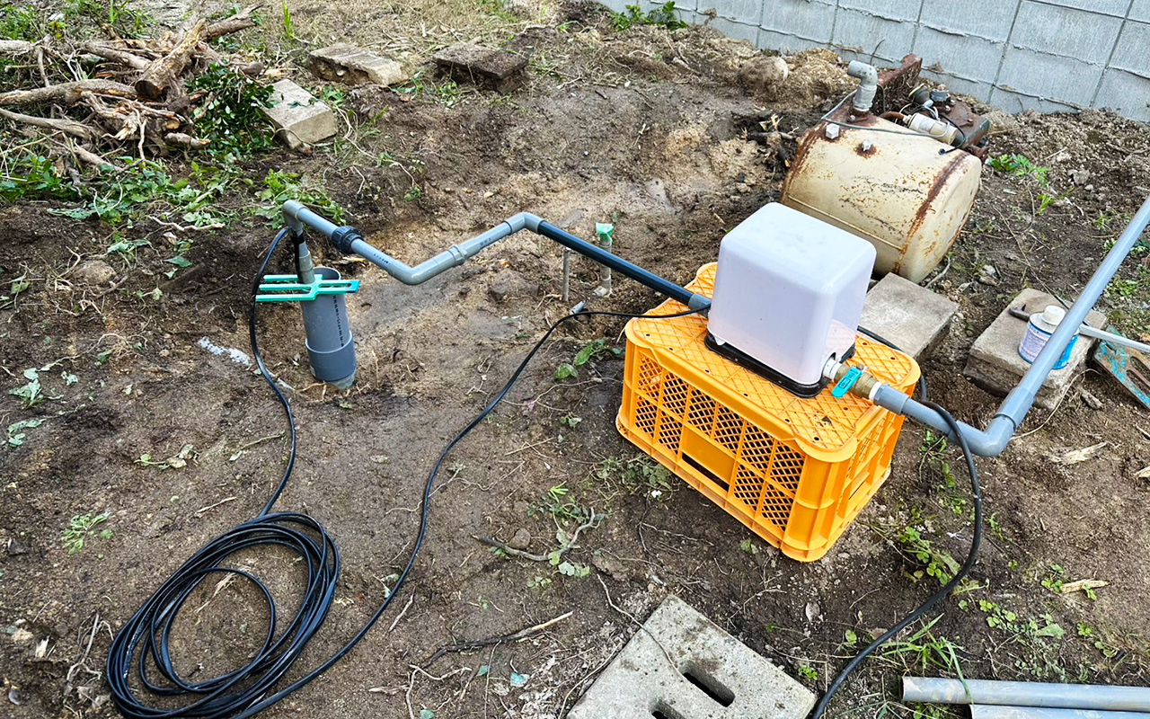 福岡市早良区での井戸ポンプ修理と交換事例